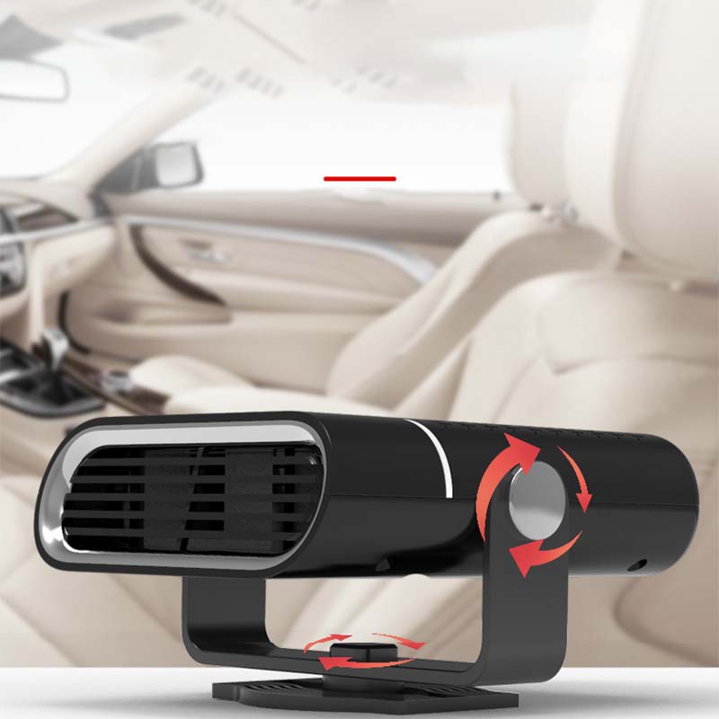 🔥 50% OFF NOW! ✨ 2-in-1 Portable Car Heater - 360° Rotation & Dual Voltage (12V/24V) for Rapid Defrosting and Heating 🚗❄️-3