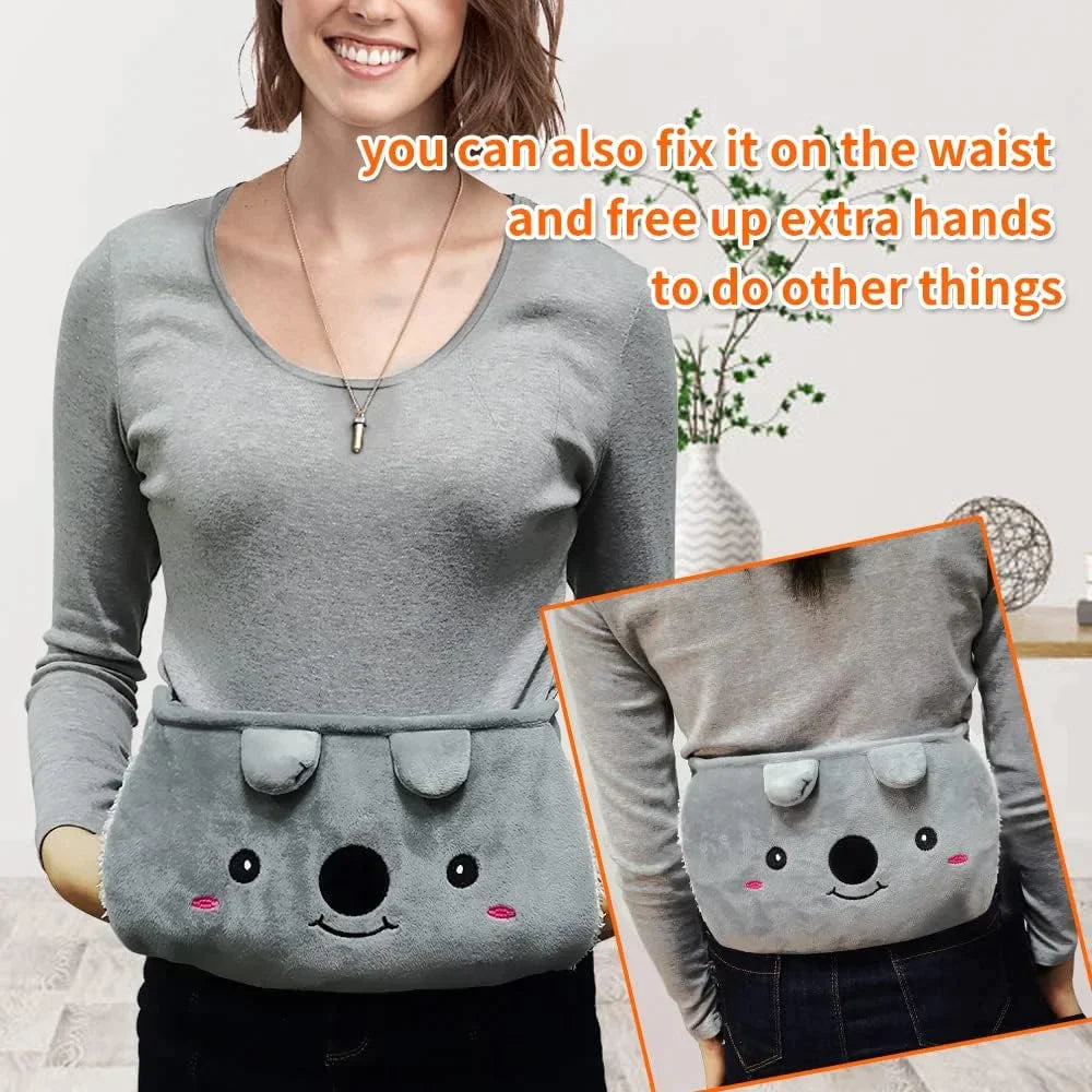 🎁Christmas Gift Sale 50% OFF 🎄 Plush Hot Water Bottle Belt For Refilling-3