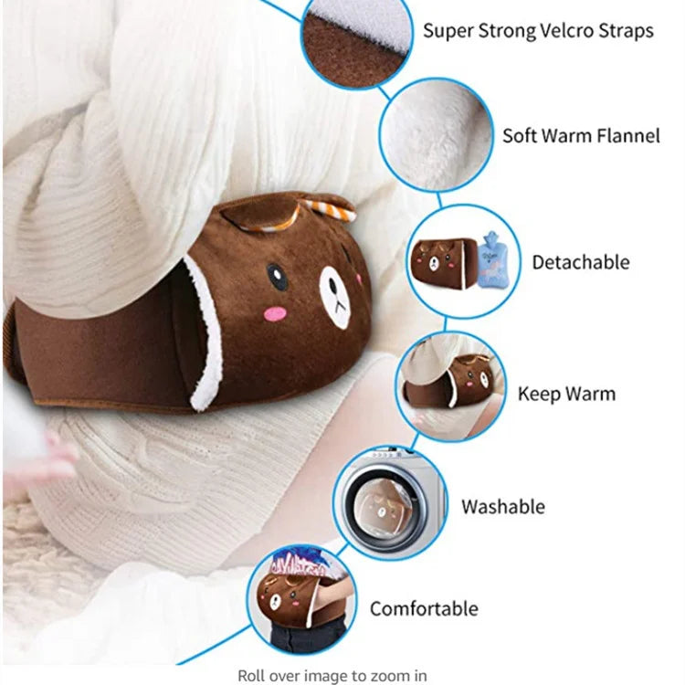 🎁Christmas Gift Sale 50% OFF 🎄 Plush Hot Water Bottle Belt For Refilling-8