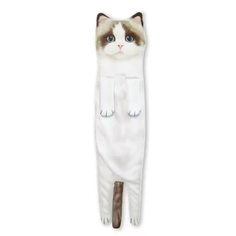 🎁Last Day Promotion 50% OFF✨😺Cute Cat Hand Towel🐾-15