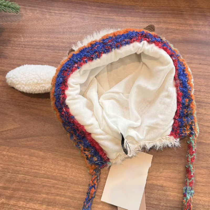 🎁Black Friday limited time promotion🦌 Creative Antler Hat & Bag 2-in-1 – Practical and Adorable 🎄-7