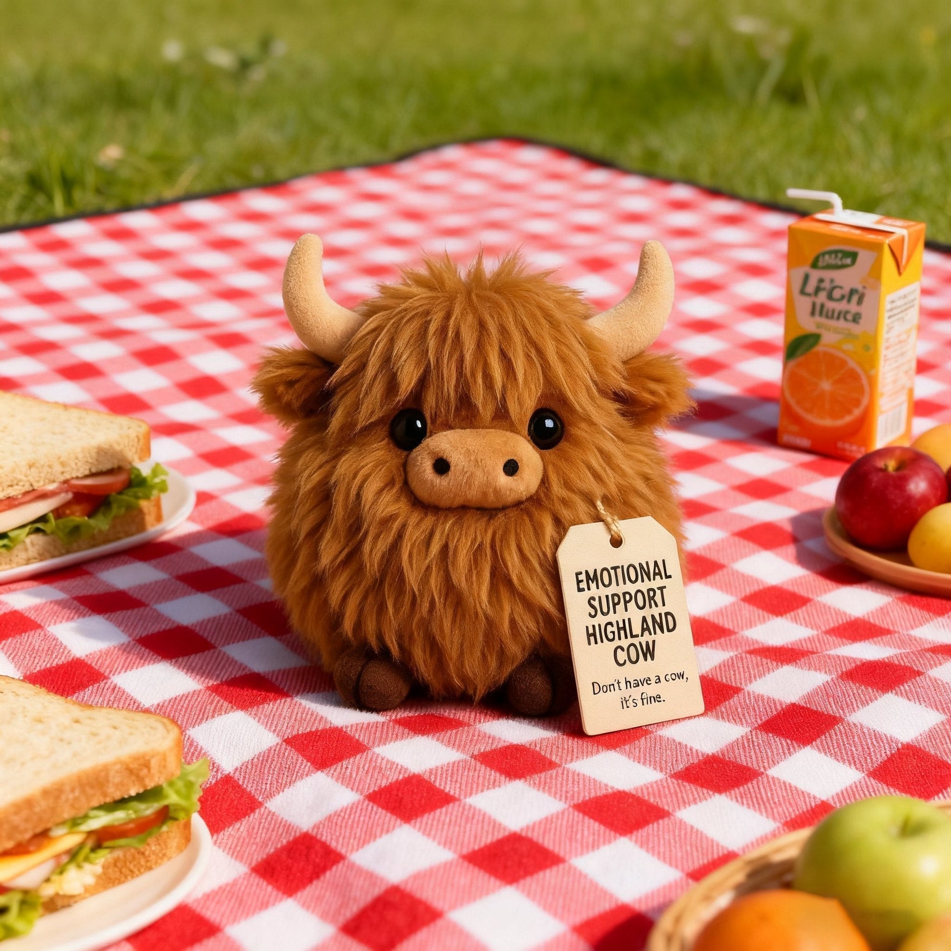 🎅Christmas Pre Sale 50% OFF🎁Emotional Support Highland Cow Plush🎉-1