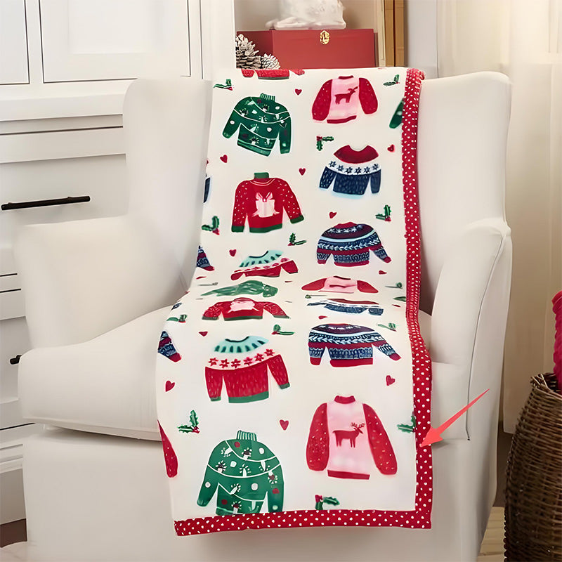⏳Limited-time 50% off⏰🎅Christmas Fluffy Cozy Throw Blanket-8