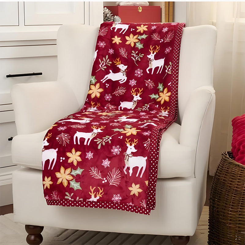 ⏳Limited-time 50% off⏰🎅Christmas Fluffy Cozy Throw Blanket-11