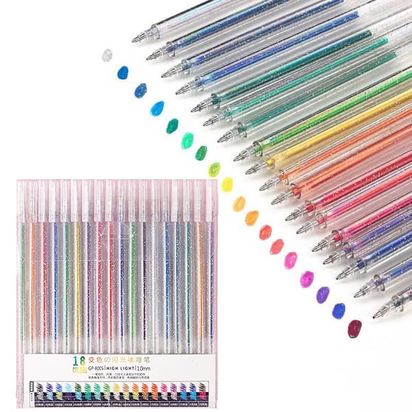 🎄Early Christmas 🎉BUY 3 GET 20% OFF🎉🎁 Glitter Gel Pen Set-12