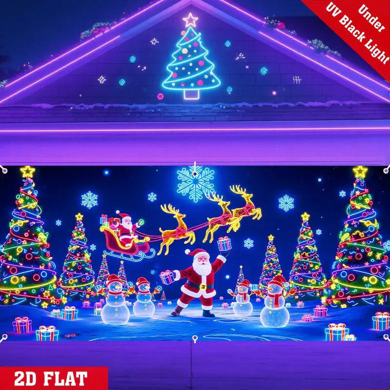 🎄Black Friday SALE 50% OFF!🔥Christmas Garage Door Cover Banner-2