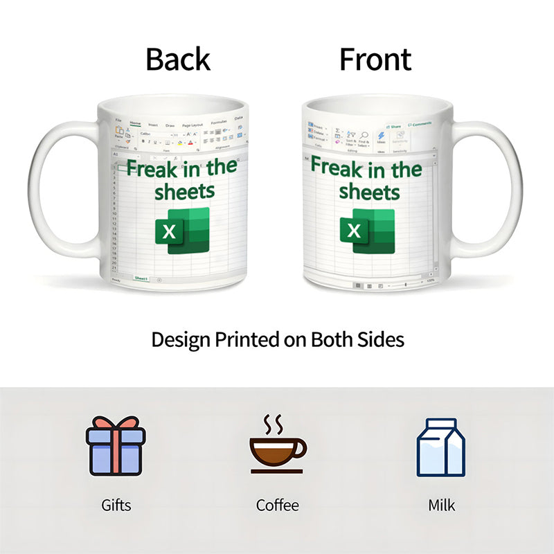 🔥HOT SALE 50% OFF🏠Humorous Excel Spreadsheet Mug-1