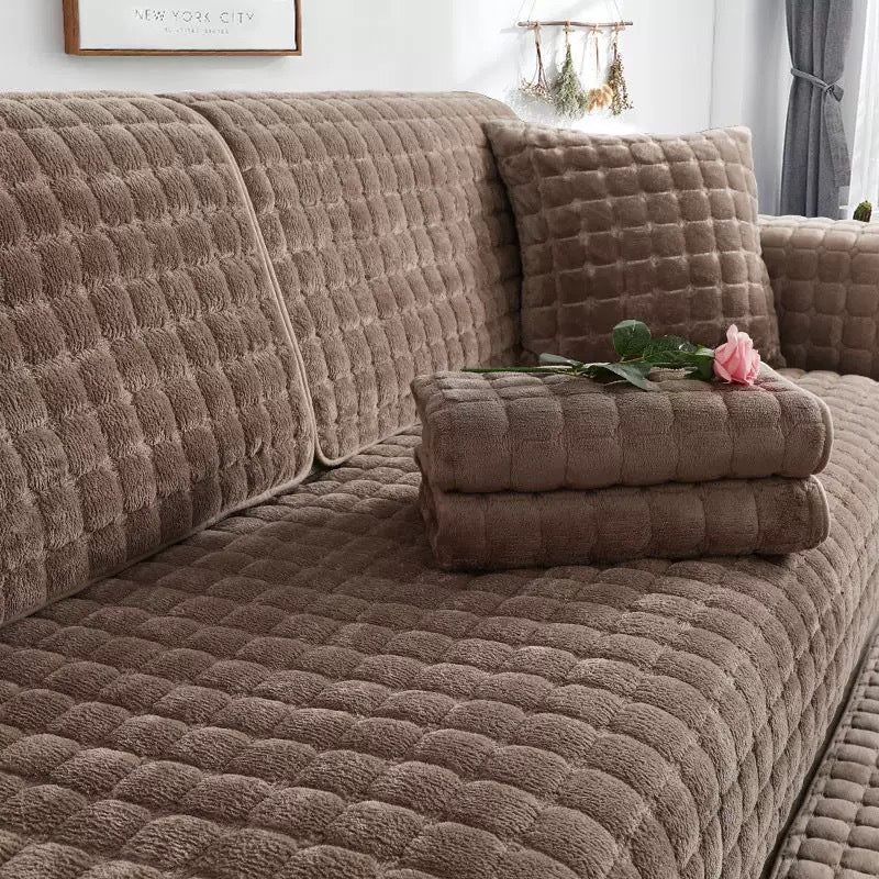 ⏳Black Friday Limited-time 50% off⏰Winter Non-Slip Thick Plush Sofa Cover🛋️-5