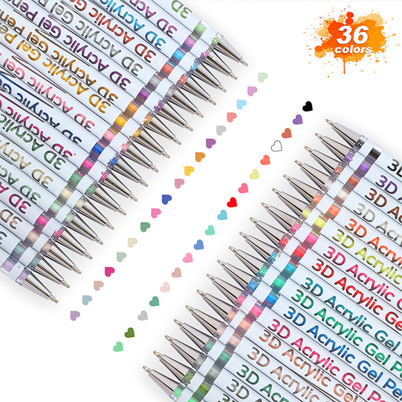 🎅Christmas Gift idea 50%OFF!!! -🎁Multi-Color Gel Pen Set-6