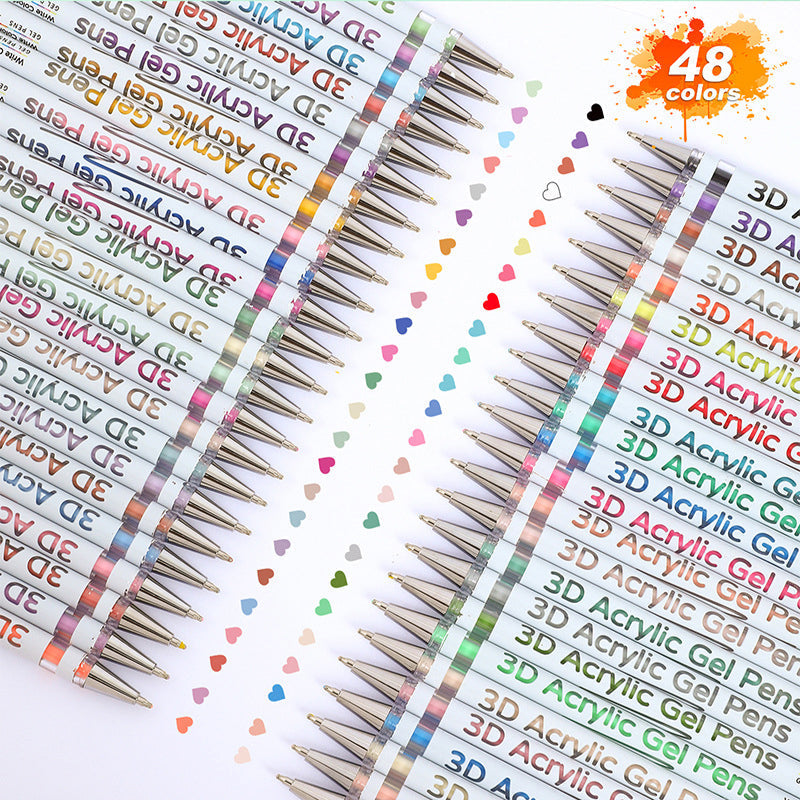 🎅Christmas Gift idea 50%OFF!!! -🎁Multi-Color Gel Pen Set-7