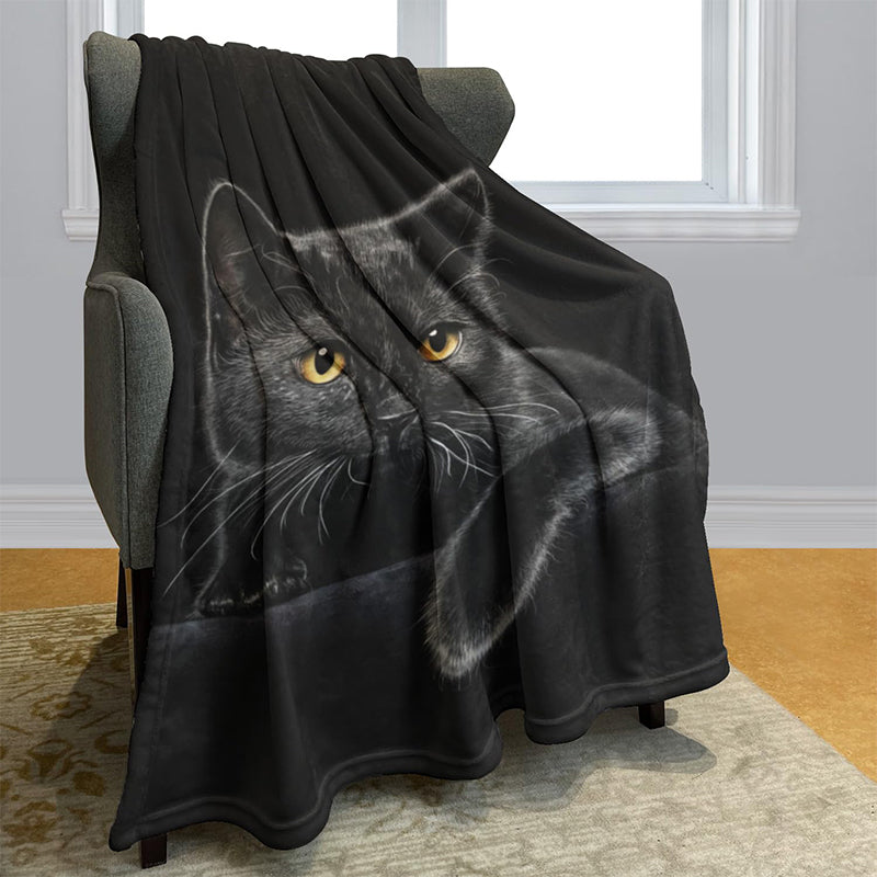 ⏳LAST DAY SALE 50% OFF!⏰🐱Black Cat All-Season Cozy Blanket-5
