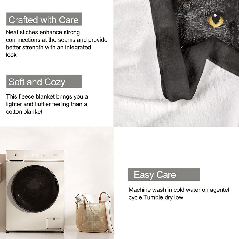 ⏳LAST DAY SALE 50% OFF!⏰🐱Black Cat All-Season Cozy Blanket-3