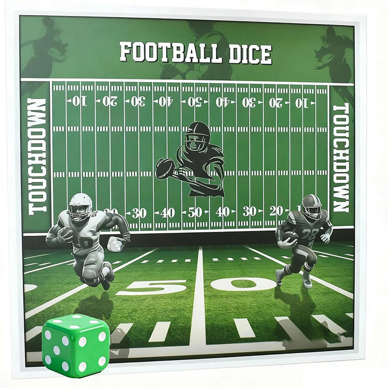 🎅🎄2025 Christmas Sale 50% OFF🎅Fun Wooden Football Dice Game Set-5
