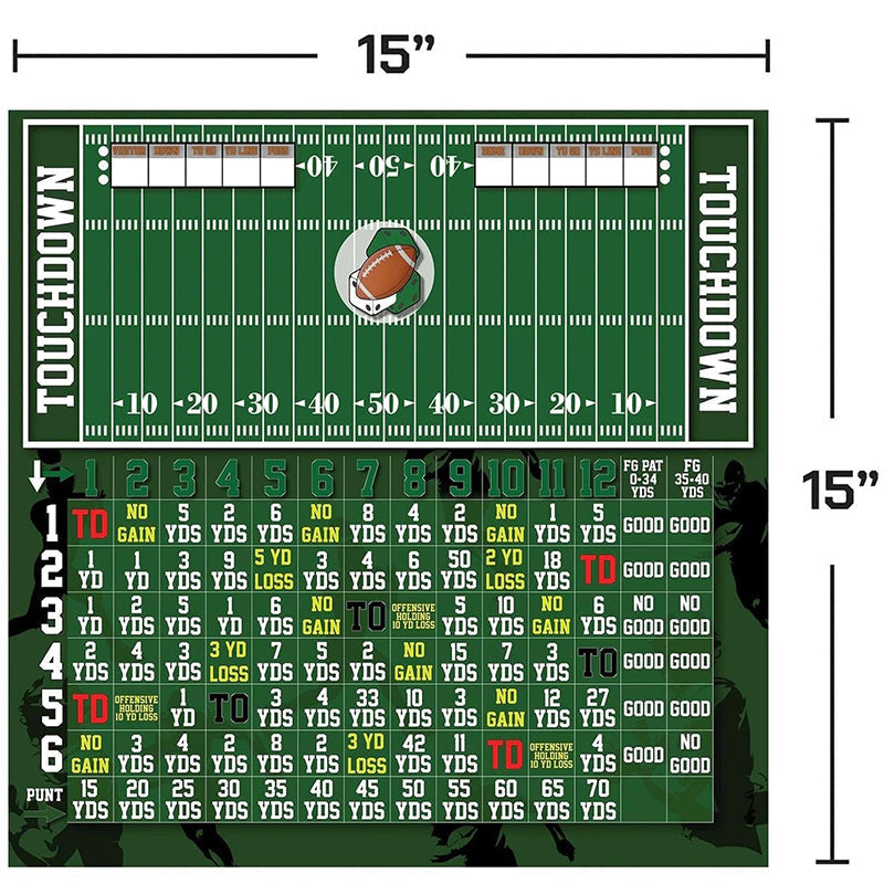 🎅🎄2025 Christmas Sale 50% OFF🎅Fun Wooden Football Dice Game Set-8