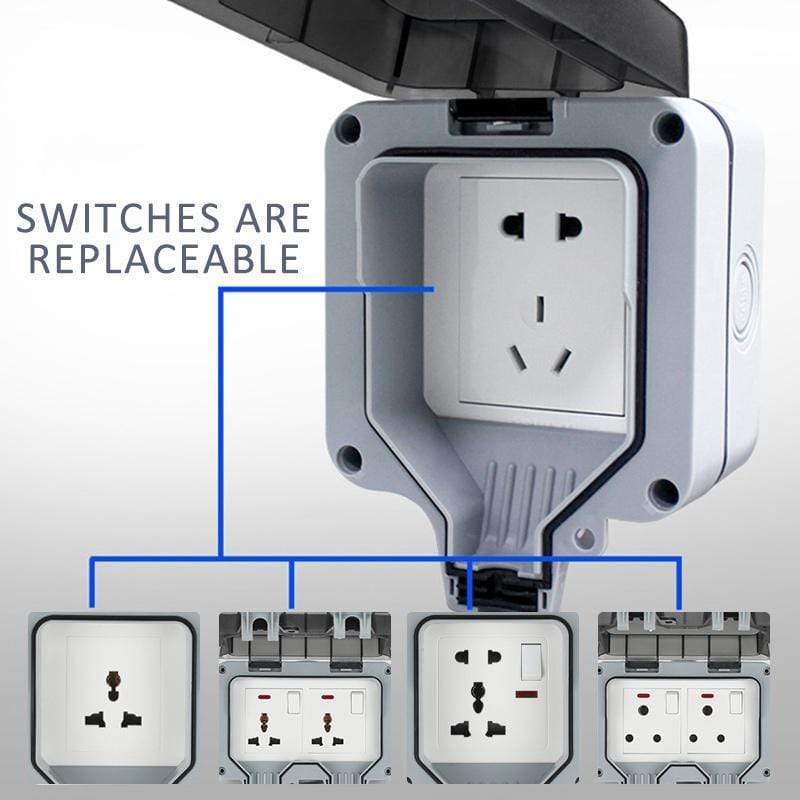 ⏳LAST DAY SALE 50% OFF!🔥Outdoor Waterproof Receptacle Outlet-1