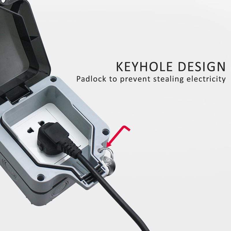 ⏳LAST DAY SALE 50% OFF!🔥Outdoor Waterproof Receptacle Outlet-3