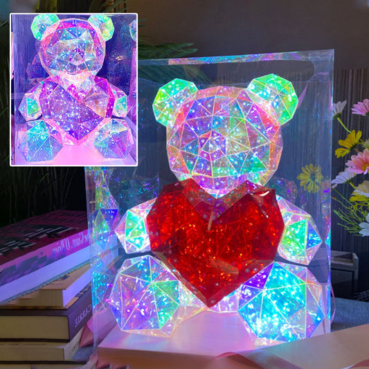 🔥LAST WEEK SALE 49% OFF💥[Best Gift For Her] Colorful Glowing Bear