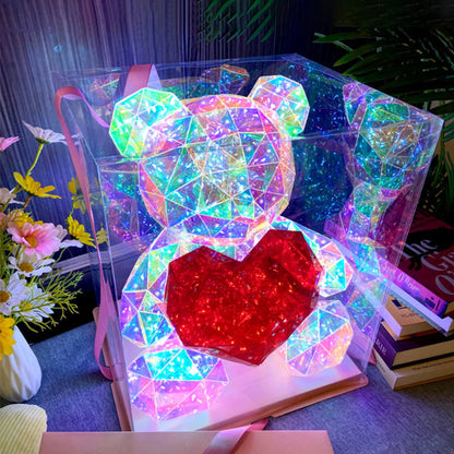 🔥LAST WEEK SALE 49% OFF💥[Best Gift For Her] Colorful Glowing Bear