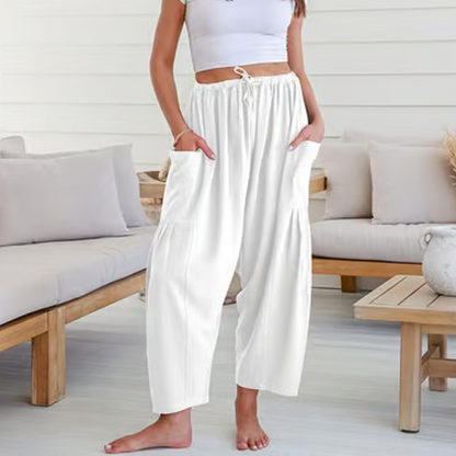 🌸LAST DAY SPECIAL PRICE: ￡13.99!!🌸Women's Solid Color Wide Leg Pants