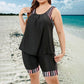🎉LAST DAY SALE 50% OFF!!👍Women's Plus Size Tankini Swimsuit Set