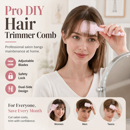 🔥75% OFF NOW!✂️ DIY Hair Thinning Comb – Adjustable Blade & Beginner‑Friendly Design